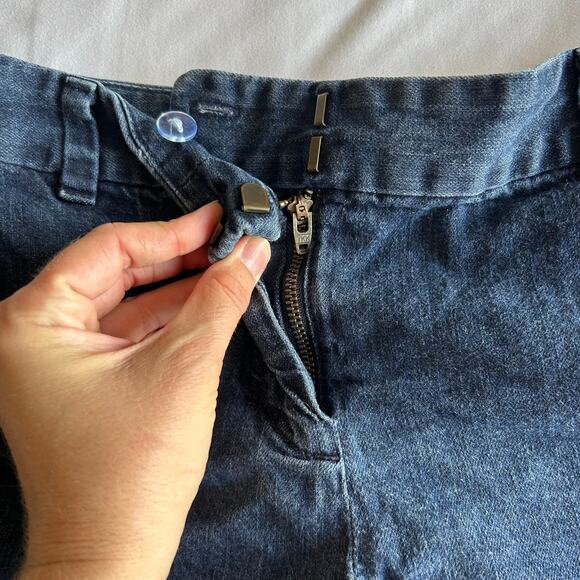 Ann Taylor Loft Womens Dark Blue 100% Cotton Denim Jean Shorts SZ 6 Original - Picture 9 of 9